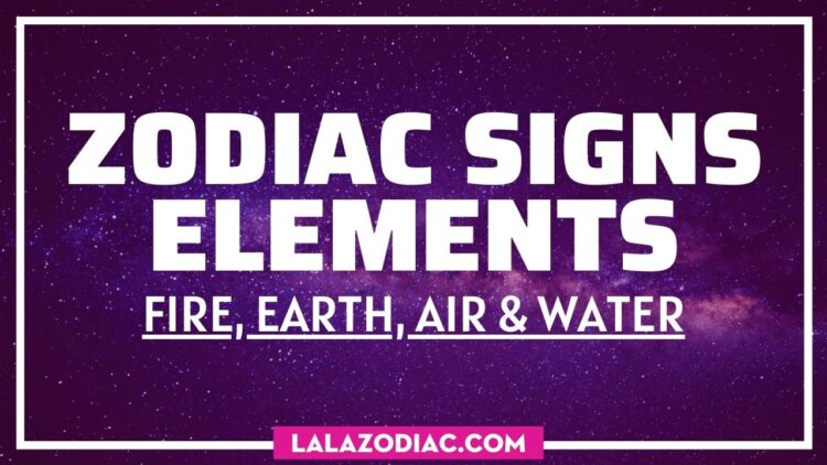 zodiac igns fire earth water air